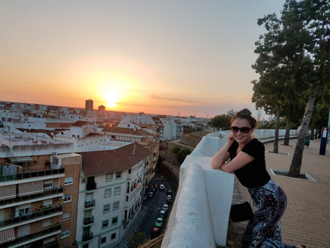 living in a small town in spain