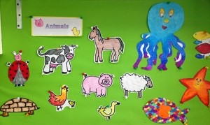 colorful animal drawings